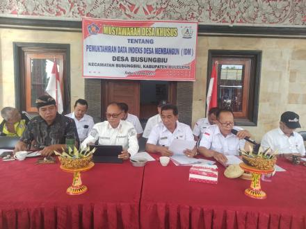 Desa Busungbiu Gelar Musyawarah Khusus: Bahas Pembentukan Koperasi dan Program Strategis Desa Busung